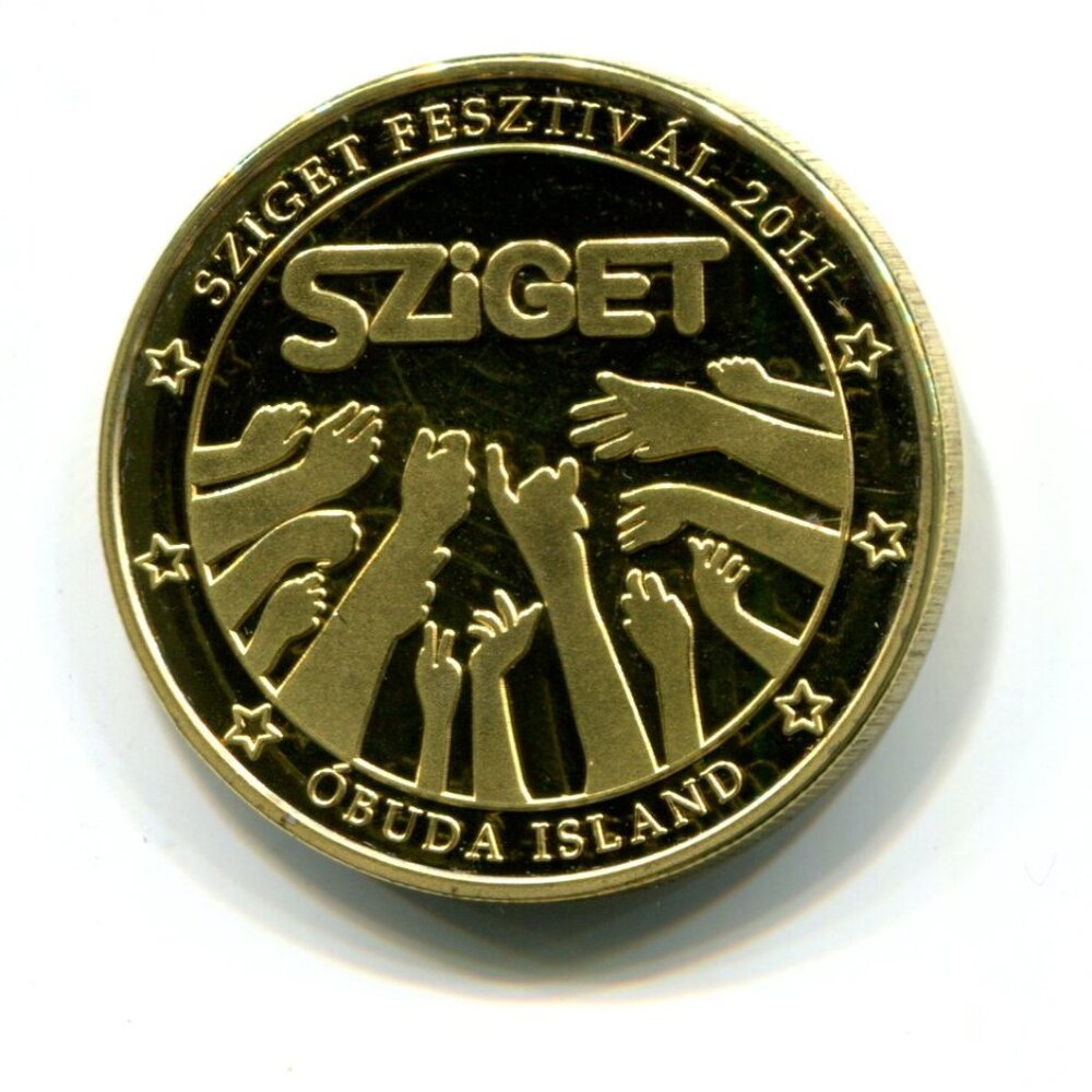 2011 Sziget Music Festival Budapest Medal (b732-7)